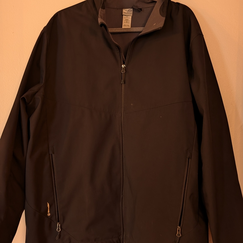 Champion Men's Black Windbreaker Jacket